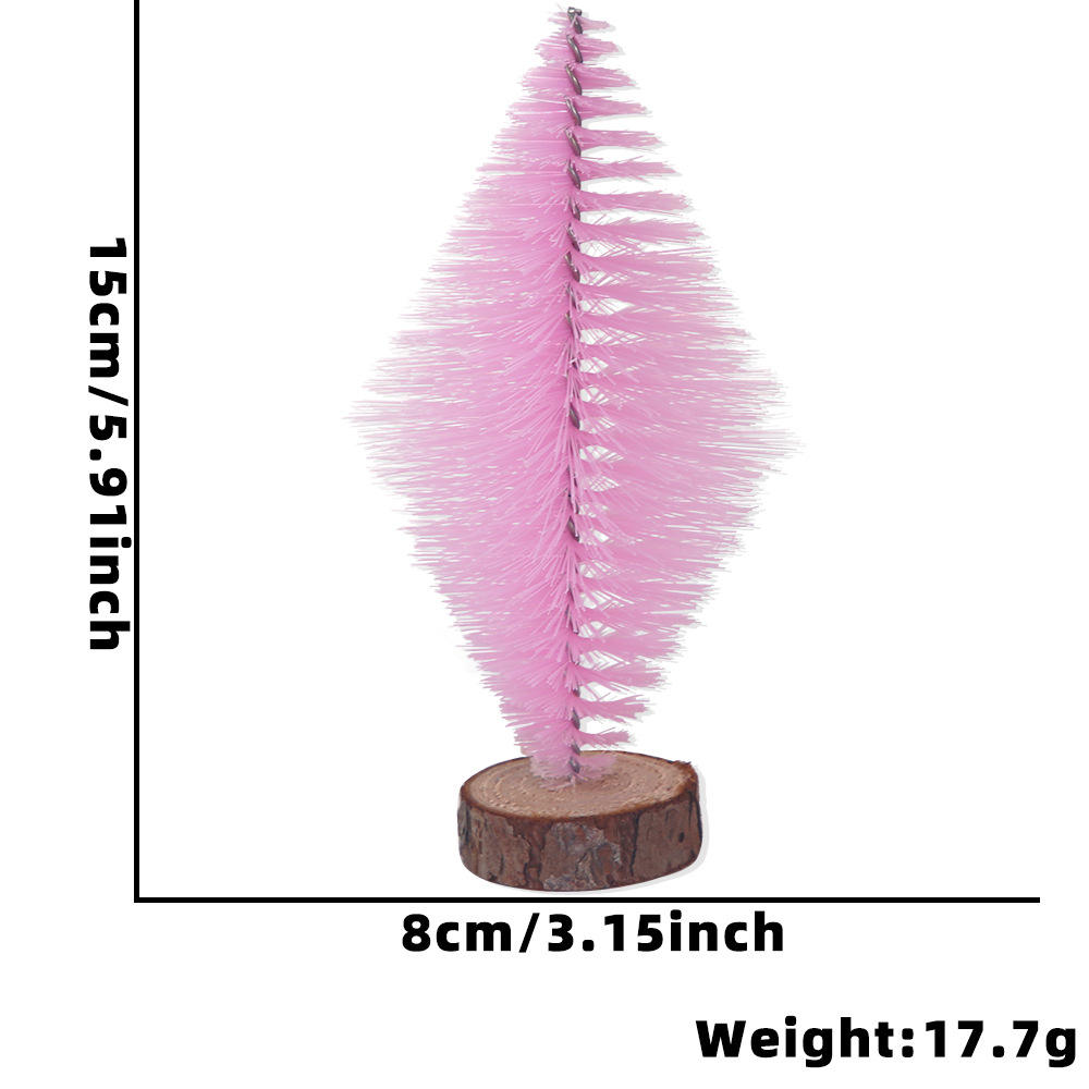 Arbre de Noël diamant rose