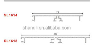 <span class=keywords><strong>Plinthe</strong></span> murale en aluminium en forme de U pour moulures de ligne de pied de ligne d'ancrage - Product Image 6