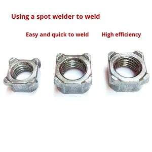 น็อตเชื่อมทรงสี่เหลี่ยม M4M5M6M8M10 928B จุดเชื่อมแบบ4มุมน็อตจุดเชื่อมไฟฟ้าชุบสังกะสี - Product Image 3