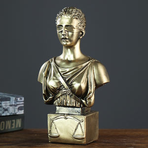 Sculptures en gros Décoration d'intérieur Résine Vénus Athéna Thémis Statue de <span class=keywords><strong>déesse</strong></span> grecque Figurines romaines personnalisées Souvenirs Cadeau - Product Image 2