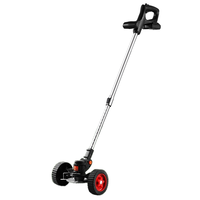 Petite tondeuse à gazon électrique rechargeable domestique avec batterie au lithium 21V artefact agricole multifonctionnel pour les diplômés de bricolage
