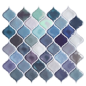 Nuovo MTiles 11 "x 10" Buccia e Bastone Autoadesivo Rimovibile Stick On Cucina <span class=keywords><strong>Backsplash</strong></span> Bagno 3D Da Parete autoadesivo Carta Da Parati Piastrelle