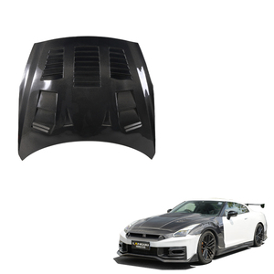 Car Exterior Facelift Accessories GTR35 B Style <strong>Carbon</strong> Fiber <strong>Front</strong> Bonnet Hood for Skyline <strong>GTR</strong>-R35 Engine Hoods