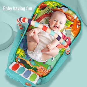 Samtoy Custom Toddlers Fitness Rack Nap pedale musicale pianoforte Soft Activity Gym Baby Play Mat Piano Gym con Hanging - Product Image 2
