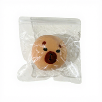 Jouet Squishy Capybara Grande Taille pour Garçons et Filles, Matériau TPR 13x13cm, Anti-stress et Décompression pour le Bureau, Rebond Lent