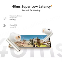 Audífonos Intrauditivos Realme Buds Air 5 Pro TWS con Cancelación Activa de Ruido de 50dB, Indicador LED de Batería y Baja Latencia para Juegos