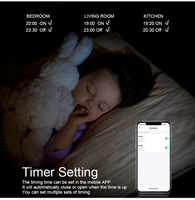 Interruptor Inteligente Wifi Estándar Europeo/Reino Unido, Tuya Zigbee, Panel Táctil de Vidrio, Interruptor Inteligente de Pared con APP Inalámbrica, Interruptor Inteligente de 1/2/3 Vías