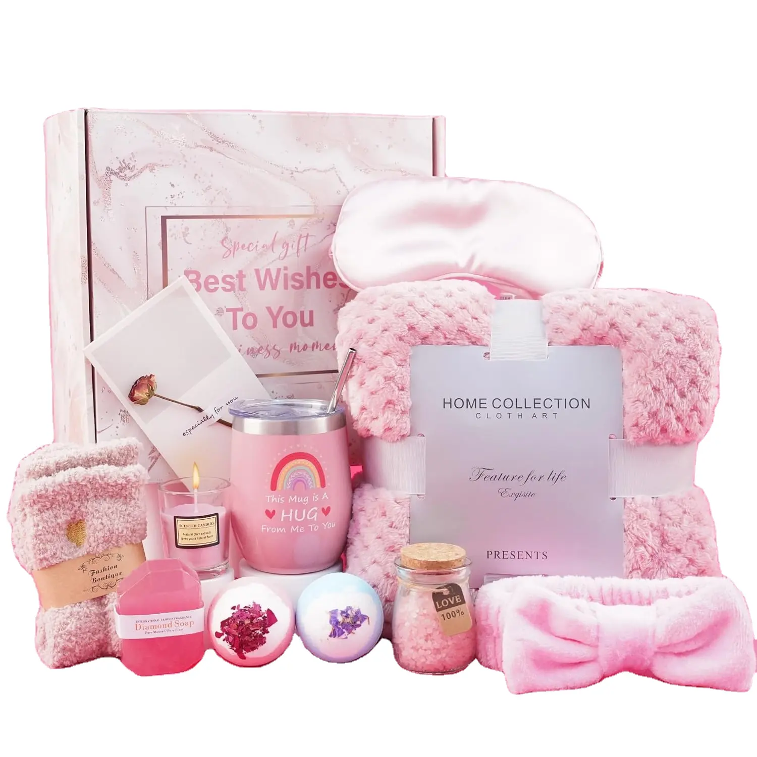 Get Well Soon Gifts for Women Birthday Package for Women Self Care Gift Baskets for Women Relaxing Spa Gift