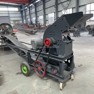 Factory Price Portable Marble Limestone Mini Pc 400 * 300 Hammer Crusher Diesel Hammer Mill