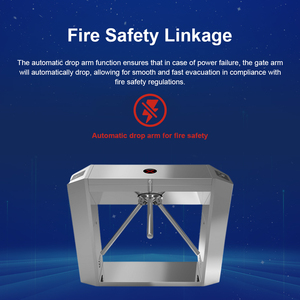 CE FCC cấp giấy chứng nhận phòng tập thể dục turnstile Barrier Gate RFID mã QR Nhận dạng khuôn mặt kiểm soát truy cập hệ thống an ninh Tripod turnstile - Product Image 4