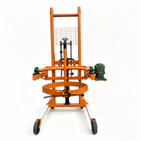 Rotateur manuel hydraulique pour fûts d'huile, manutentionneur de fûts à pince Eagle pour levage et inclinaison, adapté aux fûts en acier et en plastique