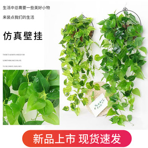 Mur végétal artificiel en lierre vert, 100cm-200cm, décoration intérieure, style campagnard, style naturel, style minimaliste - Product Image 1