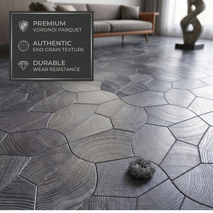 Fournisseur Vérifié Livraison Rapide <span class=keywords><strong>Parquet</strong></span> Artistique Voronoi à Grain de Bois Résistant à l'Usure Installation Commerciale de Luxe - Product Image 1