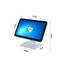 Máquina de Pedidos con Pantalla Táctil Dual de 15/15.6 Pulgadas para Cantina, Caja Registradora con Doble Cámara, 4GB RAM/128GB SSD, Sistema Operativo Android/Windows