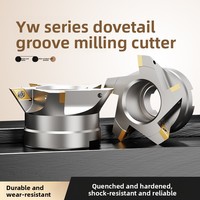 Tête de coupe à queue d'aronde KONT DCWR 5560, revêtement résistant à l'oxydation, outil de fraisage CNC pour le nettoyage des racines à rainure en V, garantie 3 mois