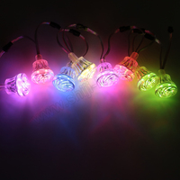 Source de lumière ponctuelle extérieure SHIJI 45 mm 12 LED programmables, pixels LED RVB pour l'éclairage des manèges de fête foraine