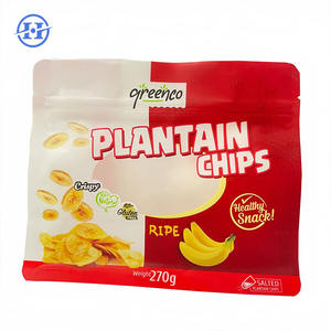 Sachets Doypack Personnalisés en Usine, Écologiques, Recyclables, de Qualité Alimentaire, Anti-Humidité, pour Emballage de Fruits et de Chips de Banane - Product Image 1
