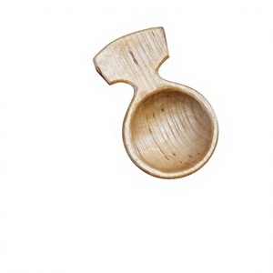 Cuillère à café en bois avec long manche, design classique durable, finition miroir, écologique, pour grains de café, idéale pour les cadeaux promotionnels - Product Image 3