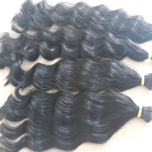 ผมต่อแบบปลายแบน คุณภาพสูง 100% ผมแท้ ไม่ผ่านกระบวนการใดๆ  ปลายหนา  แบบ Double Drawn  จัดเรียงเกล็ดผม  ขายส่ง - Product Image 1