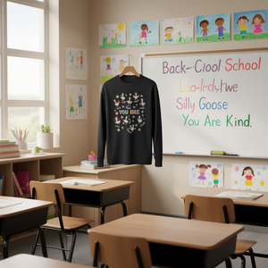 Camiseta de manga larga Silly Goose You Are Kind para profesores, regreso a clases - Product Image 2