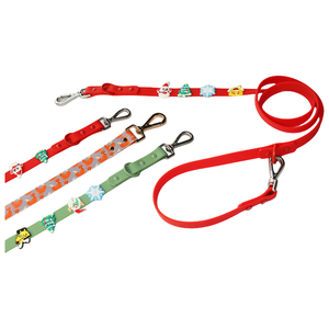 <span class=keywords><strong>Collar</strong></span> de perro de PVC ajustable personalizado de diseñador de lujo, conjunto de correa, colorido, impermeable, suave, DIY, collares para mascotas con etiqueta de dijes - Product Image 2
