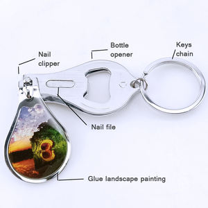 Kişiselleştirilmiş Özel Lüks Paslanmaz Çelik Taşınabilir Metal Anahtarlık Tırnak Kesici Anahtarlık Ucuz Şık Tırnak Makası - Product Image 4