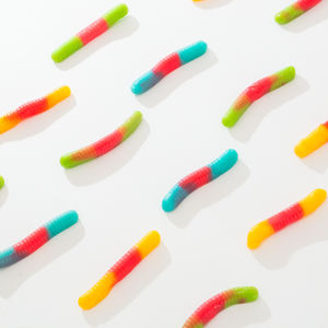 OEM/ODM Atacado Bulk Sour Doce Frutado Sabor Geléia Gummy Worm Mastigação Doces Macio Em Massa Importação De Doces Da China Saco Embalagem - Product Image 2