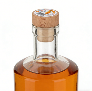 Bouteille <span class=keywords><strong>de</strong></span> whisky en verre transparent vide <span class=keywords><strong>de</strong></span> 700 ml avec bouchon, bouteille à spiritueux <span class=keywords><strong>haut</strong></span> <span class=keywords><strong>de</strong></span> <span class=keywords><strong>gamme</strong></span> pour liqueur, brandy, rhum, vodka, <span class=keywords><strong>gin</strong></span> - Product Image 5