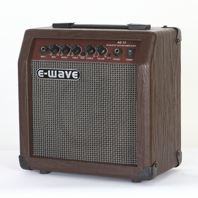 E-WAVE AE-15 Good Quality Guitar Accessories Mini Electric Bass Ukulele 15w Bass Amplifier