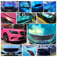 Vente en gros mat 1.52*17M PVC TPU métallisé noir Protection Ppf vinyle couleur Ppf couleur voiture Wrap noir vinyle Film