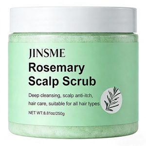 Crème Réparatrice Apaisante et Exfoliante 2-en-1 pour Cuir Chevelu au Romarin, Acides Aminés, Sel Marin et Sucre de Canne, Contrôle du Sébum, Réparation de la Barrière Cutanée (OEM) - Product Image 5