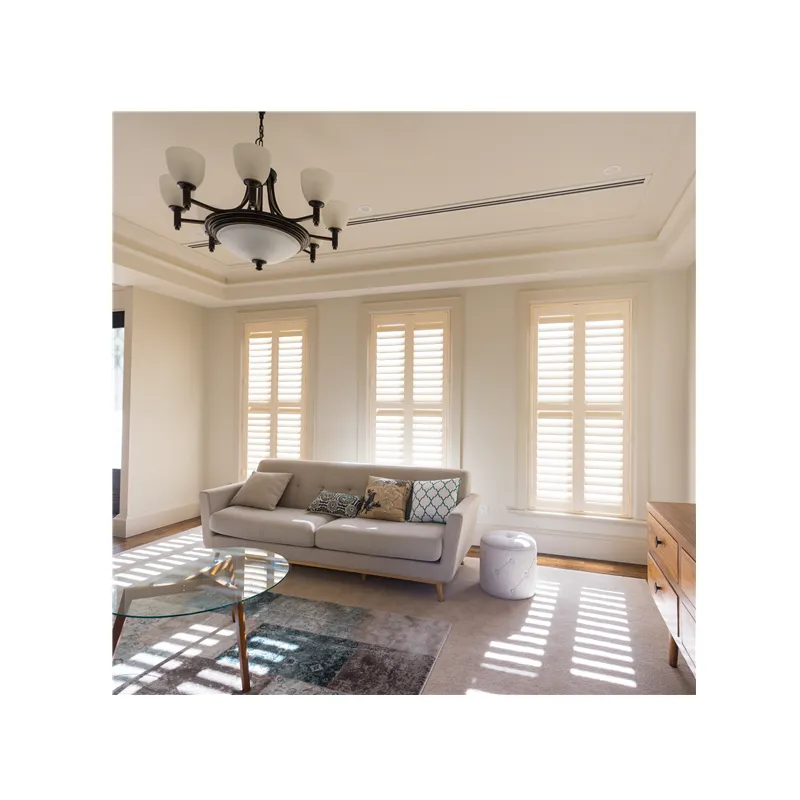 Hot Selling Luxury Quality Best Price White Pvc Plantation Shutters
