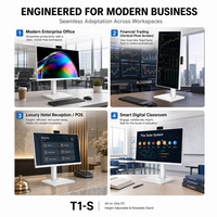 PC Tout-en-Un 24 27 Pouces FHD 1920x1080 Intel Core I3 I5 I7 DDR4 SSD Windows 11 Bluetooth WiFi pour la Maison et le Bureau Utilisation Quotidienne