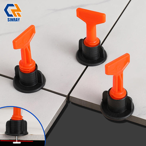 Nouveau lot <span class=keywords><strong>de</strong></span> 50 outils <span class=keywords><strong>de</strong></span> nivellement <span class=keywords><strong>de</strong></span> carreaux réutilisables en PP+métal, 1mm/1,5mm, réglables et modernes pour le carrelage et le nivellement des joints - Product Image 2