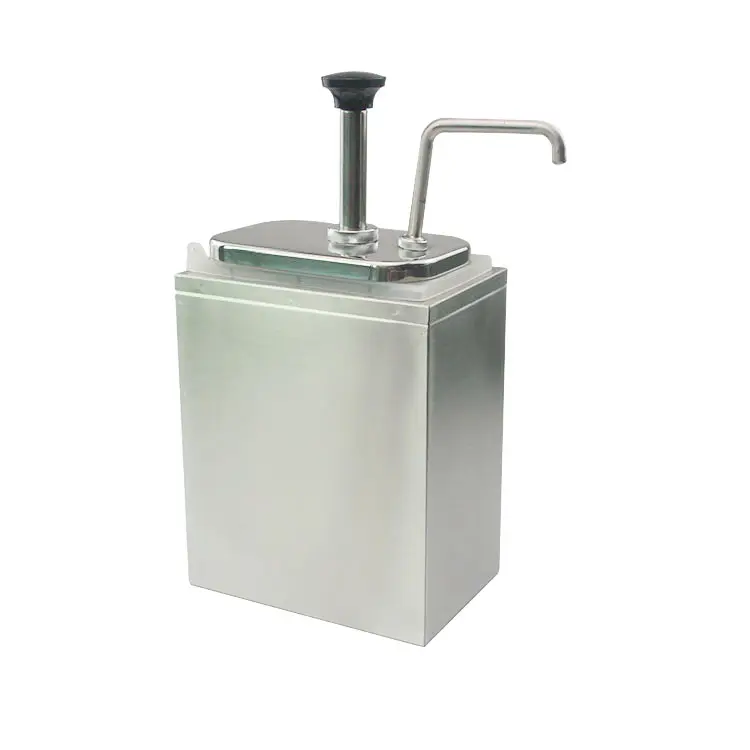 Bomba aquecedora elétrica de 3 litros para Fudge Hot e dispensador de queijo, aço inoxidável e plástico para uso em cozinha e hotéis