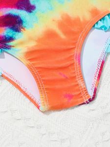 <span class=keywords><strong>Maillot</strong></span> <span class=keywords><strong>de</strong></span> <span class=keywords><strong>bain</strong></span> une <span class=keywords><strong>pièce</strong></span> à manches longues pour bébé fille, style fermeture éclair avec <span class=keywords><strong>bandeau</strong></span>, couleur contrastée, style mignon - Product Image 3