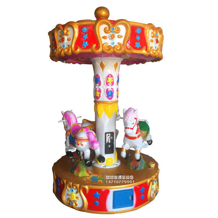 Carrusel de corona rosa