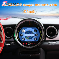 Autoradio Android 9 pouces pour BMW MINI Cooper R56 2011 2012 2013 2014 2015 2016 Autoradio avec navigation