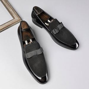 Nuevos Zapatos Formales y Casuales de Piel Genuina con Punta Redonda, Duraderos y Cómodos para Hombre, Modelo 2025, que Aumentan la Estatura, Estilo Slip-on para Oficina - Product Image 3