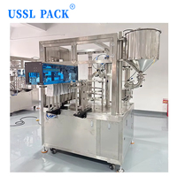 Machine de remplissage et de scellage automatique multi-stations rotative D-260 pour pots de gelée et de pudding – Machine de formage, remplissage et scellage continu