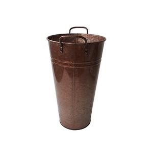 Оцинкованная металлическая ваза для цветов - Product Image 3