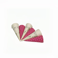 Manchon en papier pour cornet, manchon en papier pour cornet gaufre, emballages pour cornets