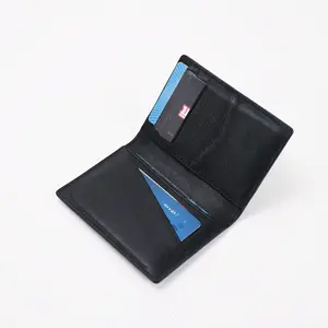Персонализированный дорожный Кошелек из искусственной кожи с держателем для карт, деловой складной кошелек для хранения кредитных карт, удостоверения личности, дорожный кошелек из искусственной кожи