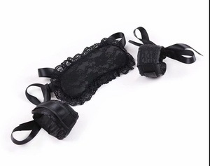 Ensemble de jouets érotiques <span class=keywords><strong>en</strong></span> dentelle avec bandeau et menottes (Modèle EM-012) – Produits de flirt pour couples, vente <span class=keywords><strong>en</strong></span> gros pour fabricants (commerce extérieur) - Product Image 4