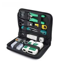 Kit d'outils de réparation de réseau informatique 10 en 1, testeur de câble LAN, coupe-fil, pince, outil de sertissage, ensemble d'outils de bricolage, qualité 1 an