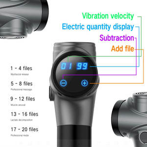 Pistolet de Massage sans fil pour les tissus profonds, réglage chiropratique, 24v/Fascia, Percussion portative, masseur corporel - Product Image 3