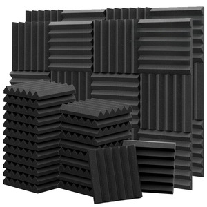 Paneles de Espuma Acústica Ignífuga Modernos, Tipo Caja de Huevos, de Alta Densidad, Autoadhesivos, Insonorizantes para Estudio, Oficina, Dormitorio - Product Image 2