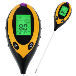 Testeur d'humidité numérique 4 en 1 pour sol de jardin, pour utilisation en laboratoire, hygromètre pour extérieur - Product Image 4