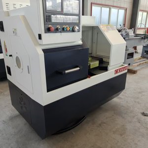 Mini High Speed Precision Cnc Torno Metal Cutting Lathe Machine Flat <b>Bed</b> Small Metal Horizontal Educational Cnc Lathe Machine - Product Image 3
