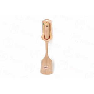 Wooden Spatula Beech Wood <b>Large</b> Thick Handle Non Stick <b>Pan</b> Frying Cooking Tool Reusable Hand Wash Only - Product Image 2